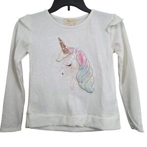 BTWEEN Girl's Sequin Unicorn Sweater